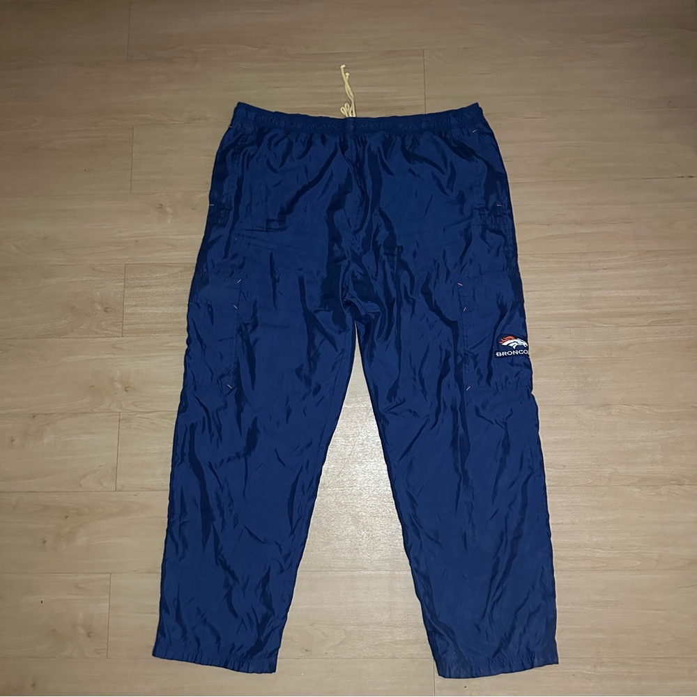Vintage Denver Broncos Pants Adult X-Large Blue NFL Football Mens Game Day